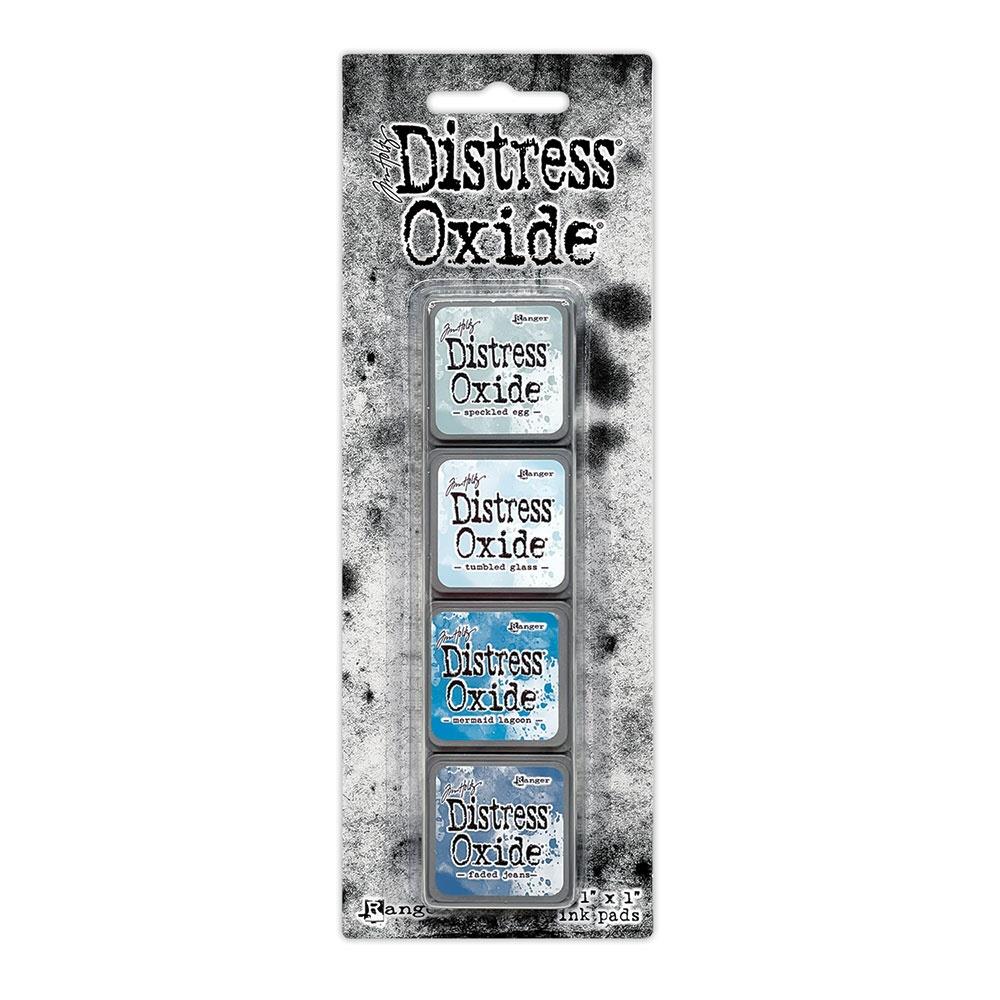 Tim Holtz Mini Distress Oxide Ink Pads 4/Pkg - Kit 10